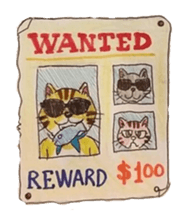 Fun and cute cats sticker #10503964