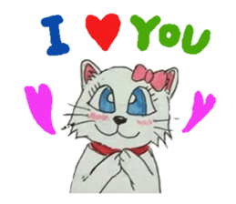 Fun and cute cats sticker #10503968