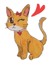Fun and cute cats sticker #10503974