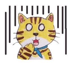 Fun and cute cats sticker #10503975