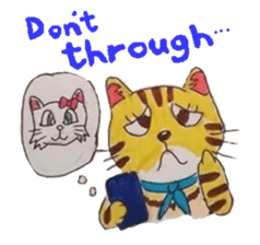 Fun and cute cats sticker #10503986