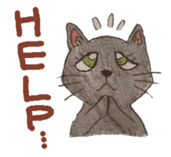 Fun and cute cats sticker #10503988