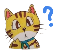 Fun and cute cats sticker #10503991