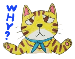 Fun and cute cats sticker #10503999