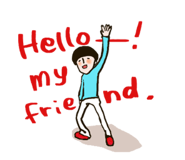 Mushroom boy. sticker #10504321