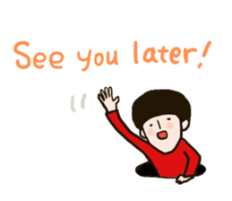 Mushroom boy. sticker #10504322