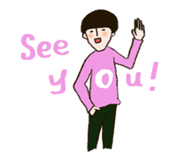 Mushroom boy. sticker #10504323