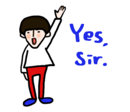 Mushroom boy. sticker #10504331