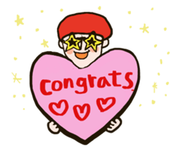 Mushroom boy. sticker #10504341