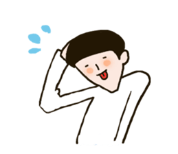 Mushroom boy. sticker #10504349