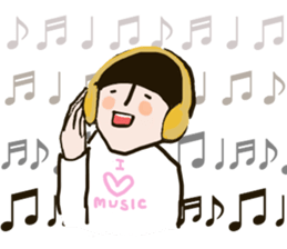 Mushroom boy. sticker #10504355