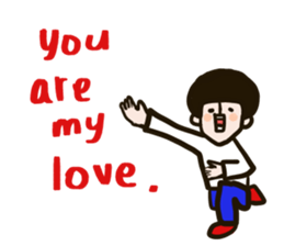 Mushroom boy. sticker #10504357