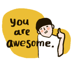 Mushroom boy. sticker #10504359