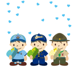 Boy Scout (Season's Greetings) sticker #10504526