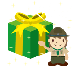 Boy Scout (Season's Greetings) sticker #10504559