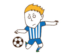 Soccer fan sticker #10504880