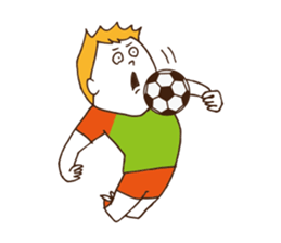 Soccer fan sticker #10504882