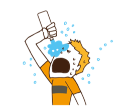 Soccer fan sticker #10504884