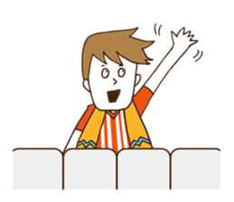 Soccer fan sticker #10504891