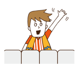 Soccer fan sticker #10504891