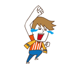 Soccer fan sticker #10504895