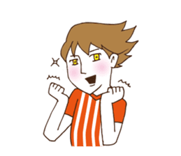 Soccer fan sticker #10504896