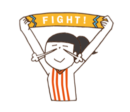 Soccer fan sticker #10504905