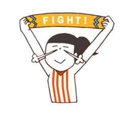 Soccer fan sticker #10504905