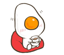 Cute Fried egg 4!! sticker #10505120