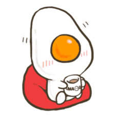 Cute Fried egg 4!! sticker #10505120