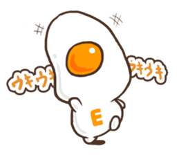 Cute Fried egg 4!! sticker #10505122