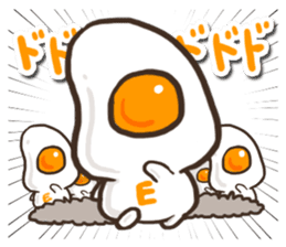 Cute Fried egg 4!! sticker #10505135