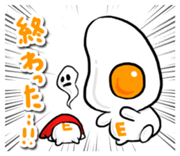 Cute Fried egg 4!! sticker #10505154