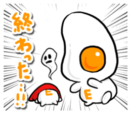 Cute Fried egg 4!! sticker #10505154