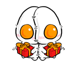 Cute Fried egg 4!! sticker #10505155