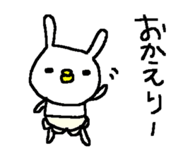 Cute Rabbit Love Beer! sticker #10505199