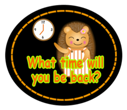 What today's dinner? Hopi and Popo 2 sticker #10505449