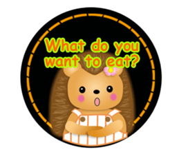 What today's dinner? Hopi and Popo 2 sticker #10505457