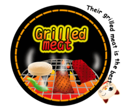 What today's dinner? Hopi and Popo 2 sticker #10505462