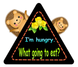 What today's dinner? Hopi and Popo 2 sticker #10505464