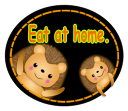What today's dinner? Hopi and Popo 2 sticker #10505475