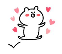 White bear Kumati sticker #10505606