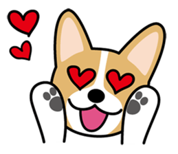 Cute! Corgi Stickers sticker #10505870