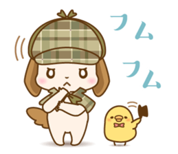 The nodding detective Pomes and Watsun sticker #10506240