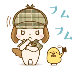 The nodding detective Pomes and Watsun sticker #10506240