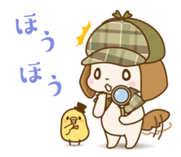 The nodding detective Pomes and Watsun sticker #10506241