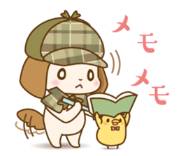 The nodding detective Pomes and Watsun sticker #10506243