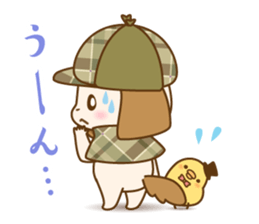 The nodding detective Pomes and Watsun sticker #10506245