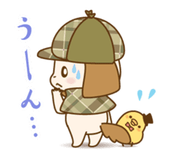 The nodding detective Pomes and Watsun sticker #10506245