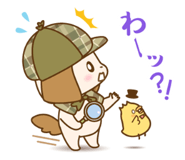 The nodding detective Pomes and Watsun sticker #10506247